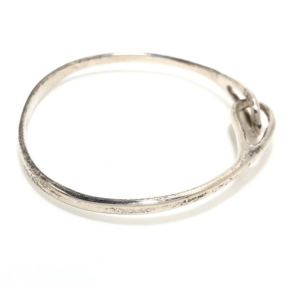 Tiffany Bangle Double Loop Chain Silver - Picture 2 of 3
